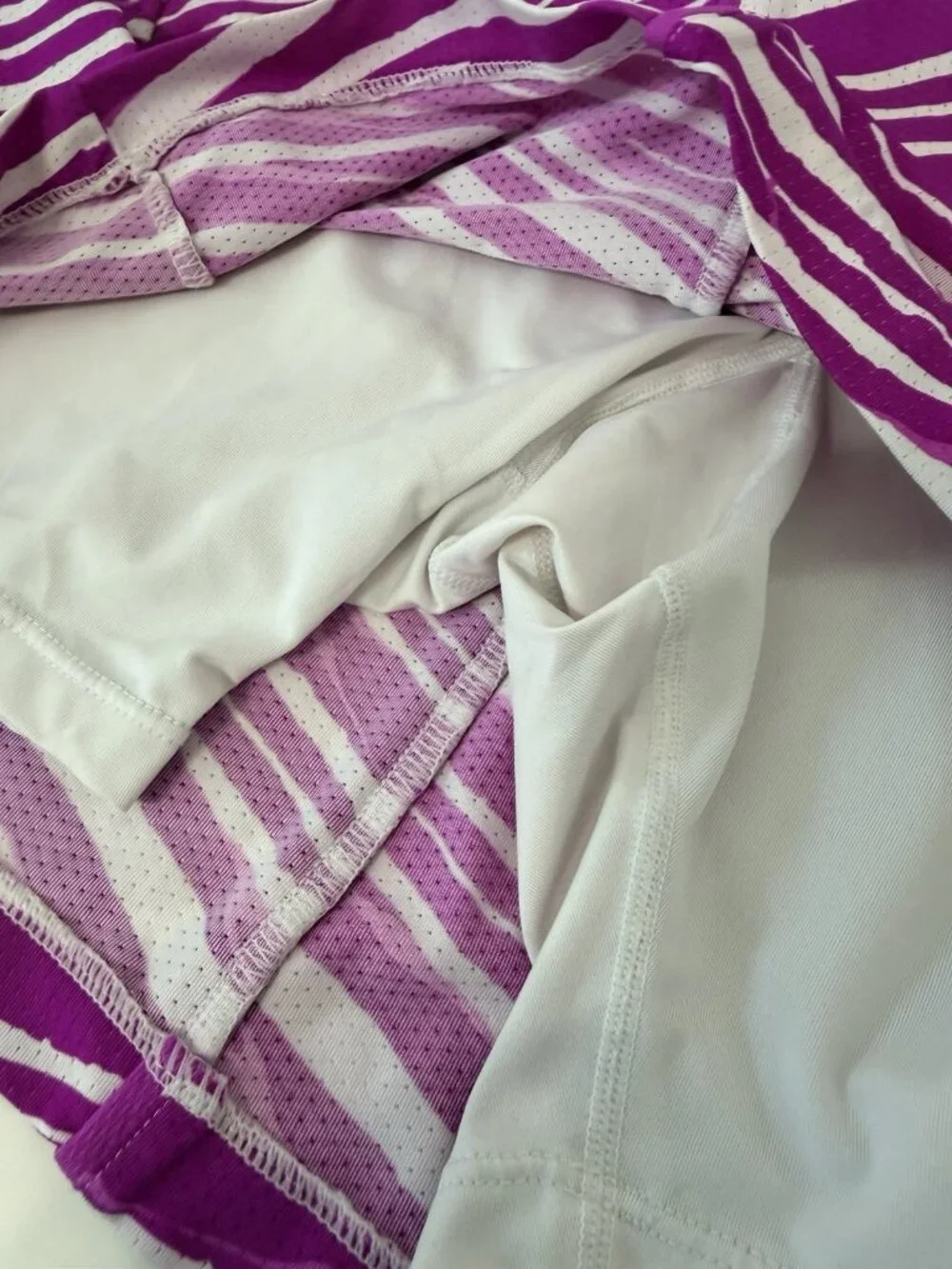 TAIL Purple Tiger Print Tennis Golf Pickleball Activewear Skort Sz XL Beach